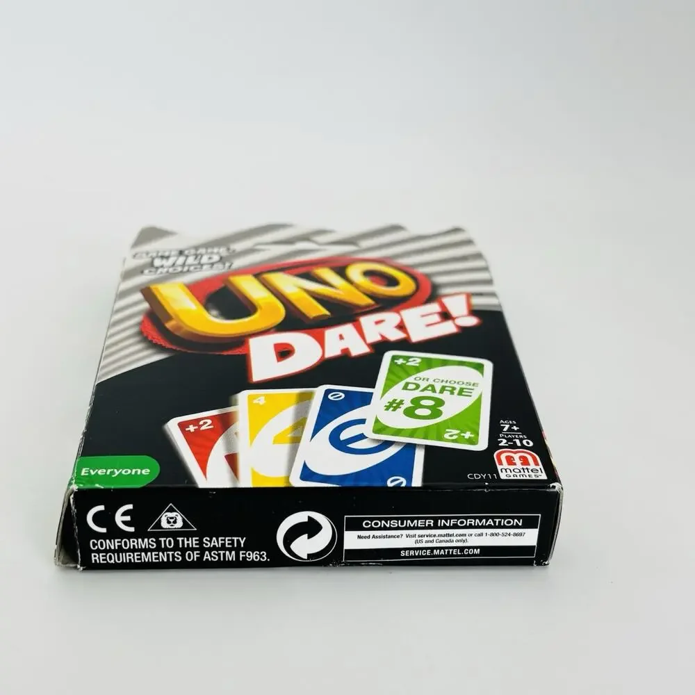 Mattel Games UNO Dare Card Game for Family Night New Open Box